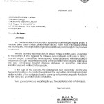 LGU Letter to GMB on Alleged Mining in Catuiran 01-07-16