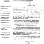 Endorsement of Res 140 25-Yr Mining Moratorium Occ Mindoro